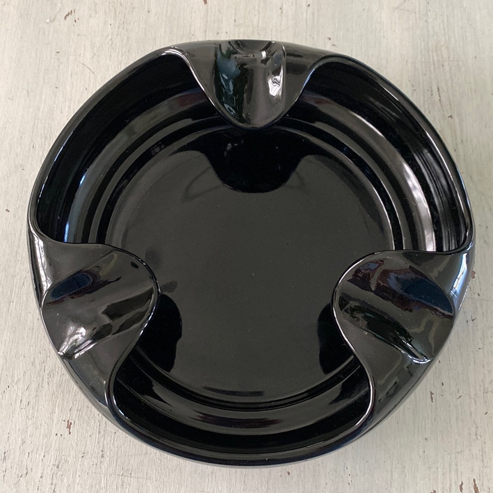 Art Deco Nuart Glass Ashtray / Insert